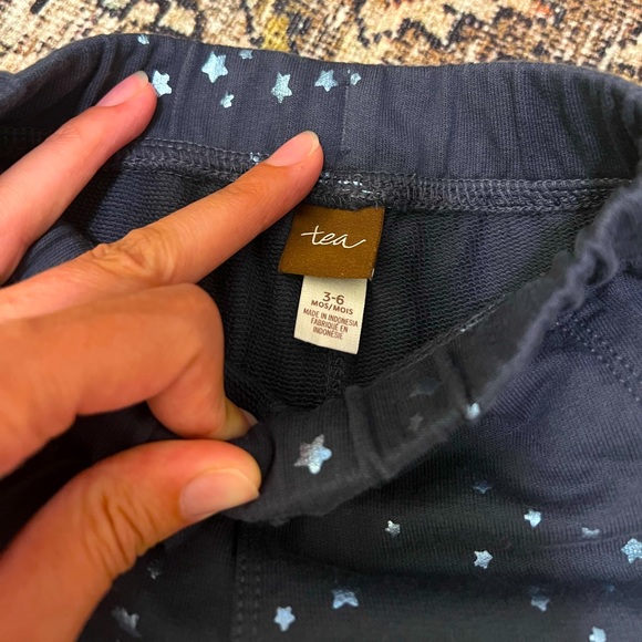 Tea Collection Metallic Print Jogger - Picture 3 of 4